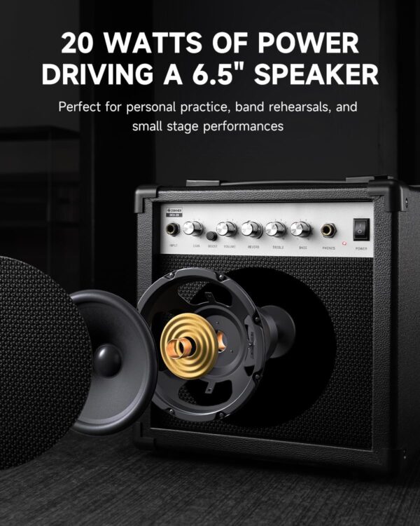 Complete 39 Inch Guitar and Amp Bundle Kit for Beginners-Starter Set ...