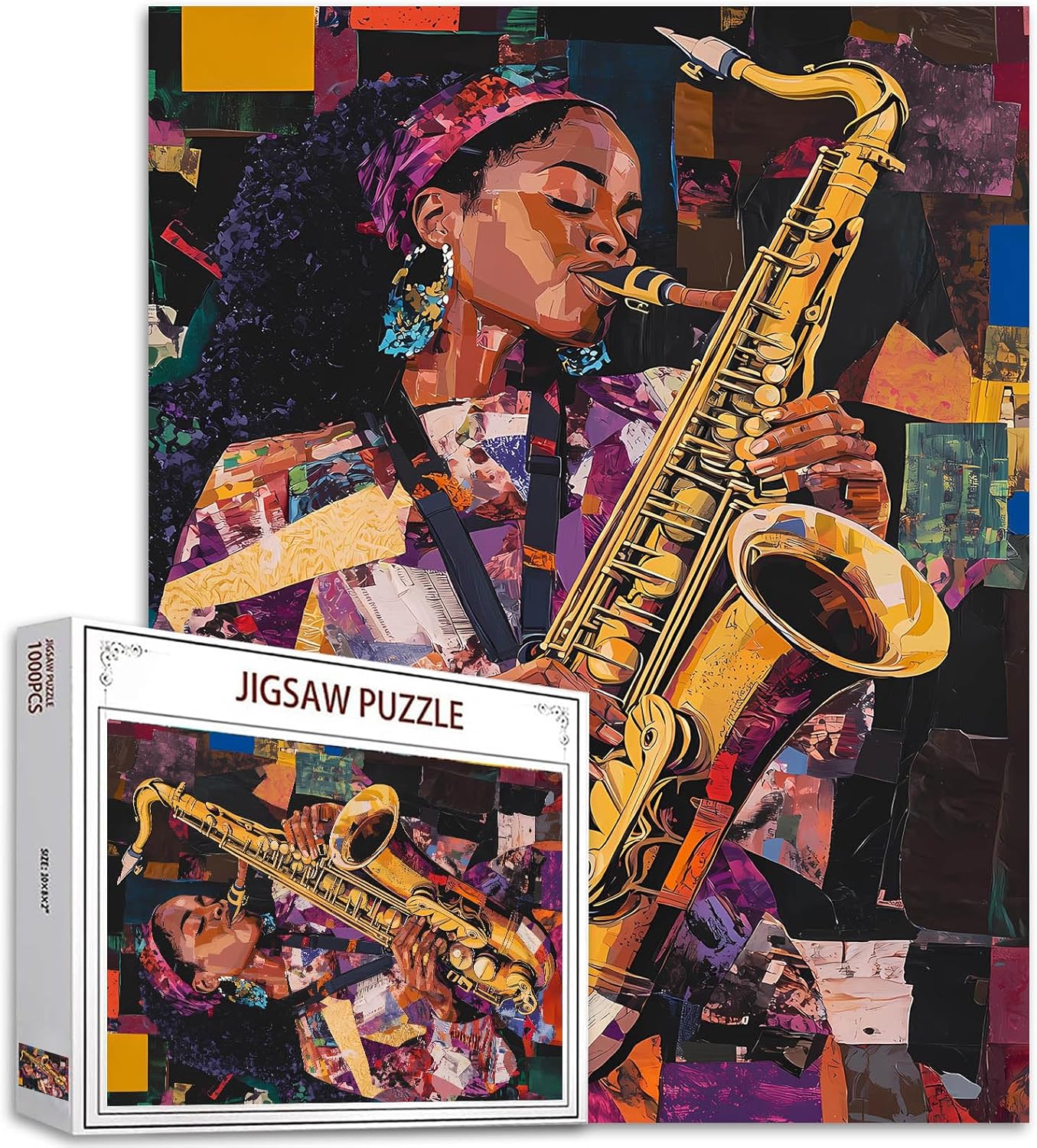 Rock & Roll Woman – Jazz Musician Art Jigsaw Puzzle Rock & Roll Woman - Jazz Musician Art Jigsaw Puzzle