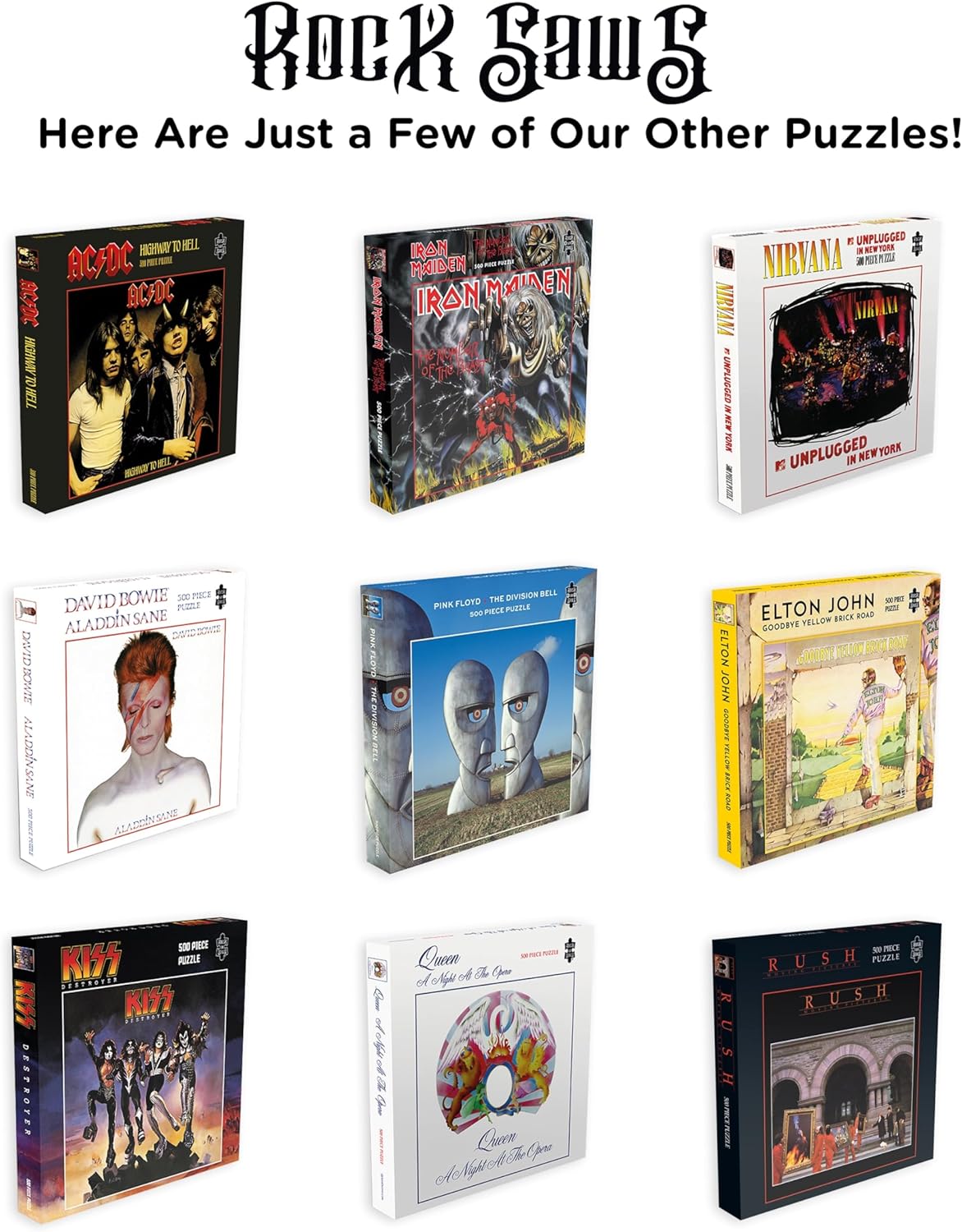 Rock Band AC/DC 500-Piece Thrilling Jigsaw Puzzle Rock Band AC/DC 500-Piece Thrilling Jigsaw Puzzle - Image 6