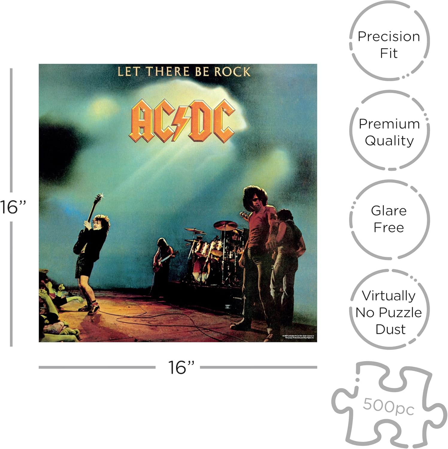 Rock Band AC/DC 500-Piece Thrilling Jigsaw Puzzle Rock Band AC/DC 500-Piece Thrilling Jigsaw Puzzle - Image 2