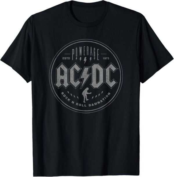 AC/DC Vintage-Inspired Rock N Roll Damnation Tee – Cutting Edge Rocks